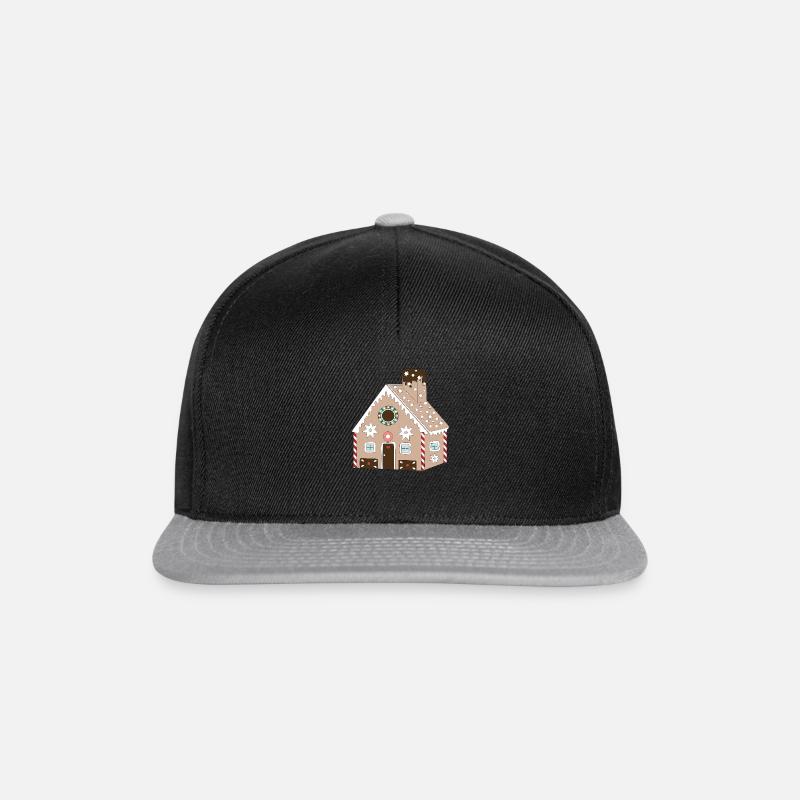 Lebkuchenhaus - Snapback Cap - Schwarz/Grau
