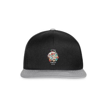 Parapente Gleitschirm Paragleiter Parapente - Casquette snapback - noir/gris - Devant
