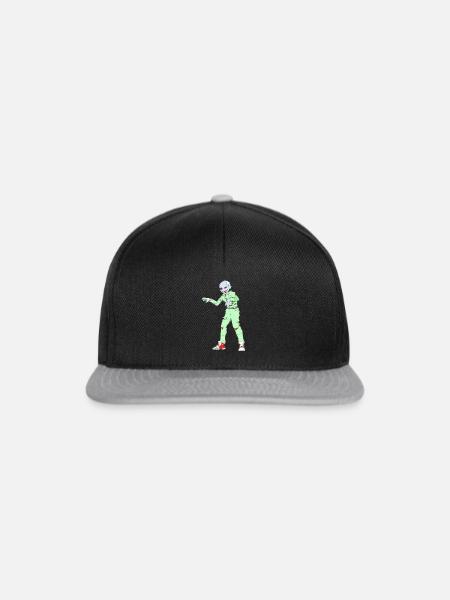 Zombie Collection: Zombie Man - Snapback Cap - Schwarz/Grau