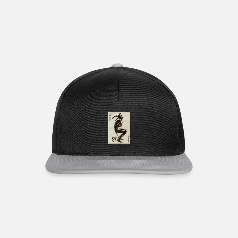 Joker Card - Snapback Cap - black/grey