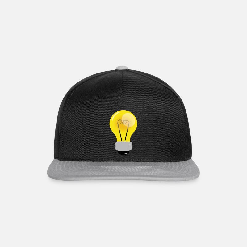 DIE GLÜHBIRNE - Snapback Cap - Schwarz/Grau