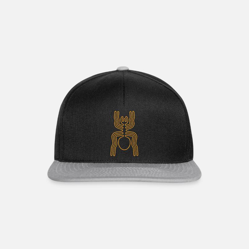 Araignée Nazca - Casquette snapback - noir/gris
