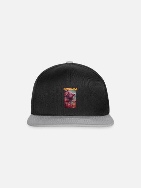FLeischsalatBar Pop1 - Snapback Cap - Schwarz/Grau