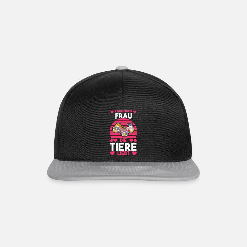 Vegan Vegetarier Veganer - Snapback Cap - Schwarz/Grau
