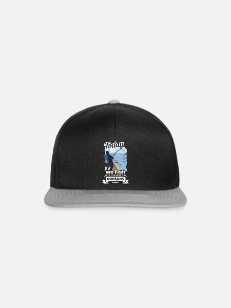 Angler - Snapback Cap - Schwarz/Grau
