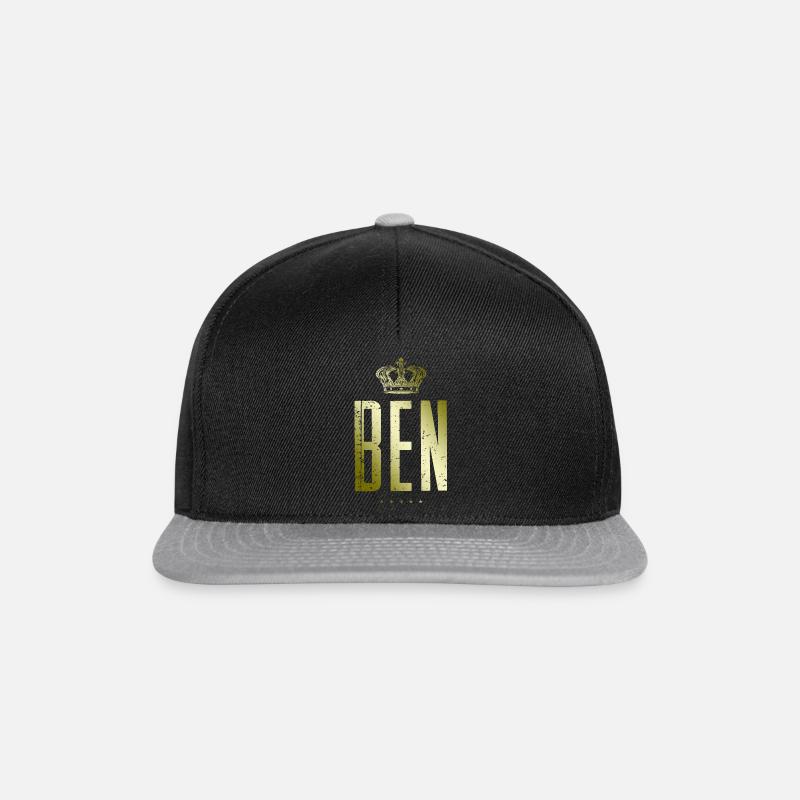 Ben - Snapback Cap - black/grey