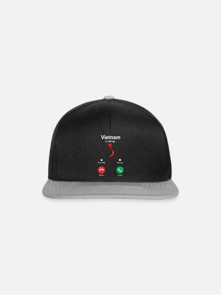 Vietnam - Snapback Cap - Schwarz/Grau