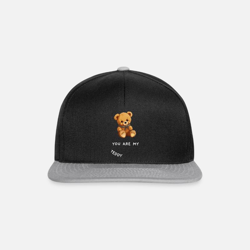 Teddy | You are my Teddy - Snapback Cap - Schwarz/Grau