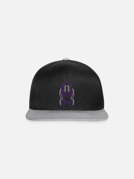Demon 1 - Snapback Cap - Schwarz/Grau