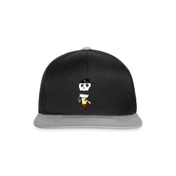 EmptyJuice SkullHeart - Snapback Cap - Schwarz/Grau - Vorne