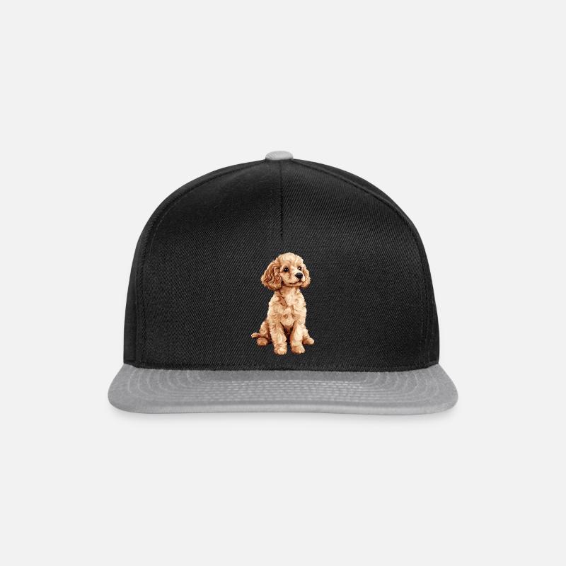 Pudel - Snapback Cap - Schwarz/Grau