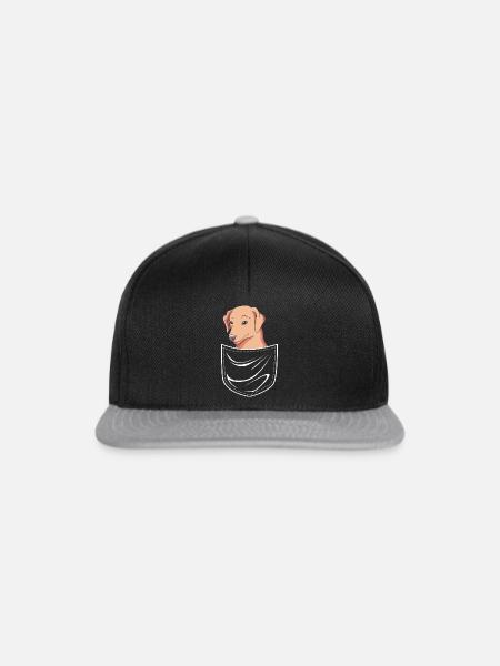 Chesapeake Bay Retriever - Snapback Cap - Schwarz/Grau