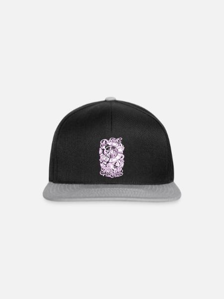 Pink Death Watch - Snapback Cap - Schwarz/Grau