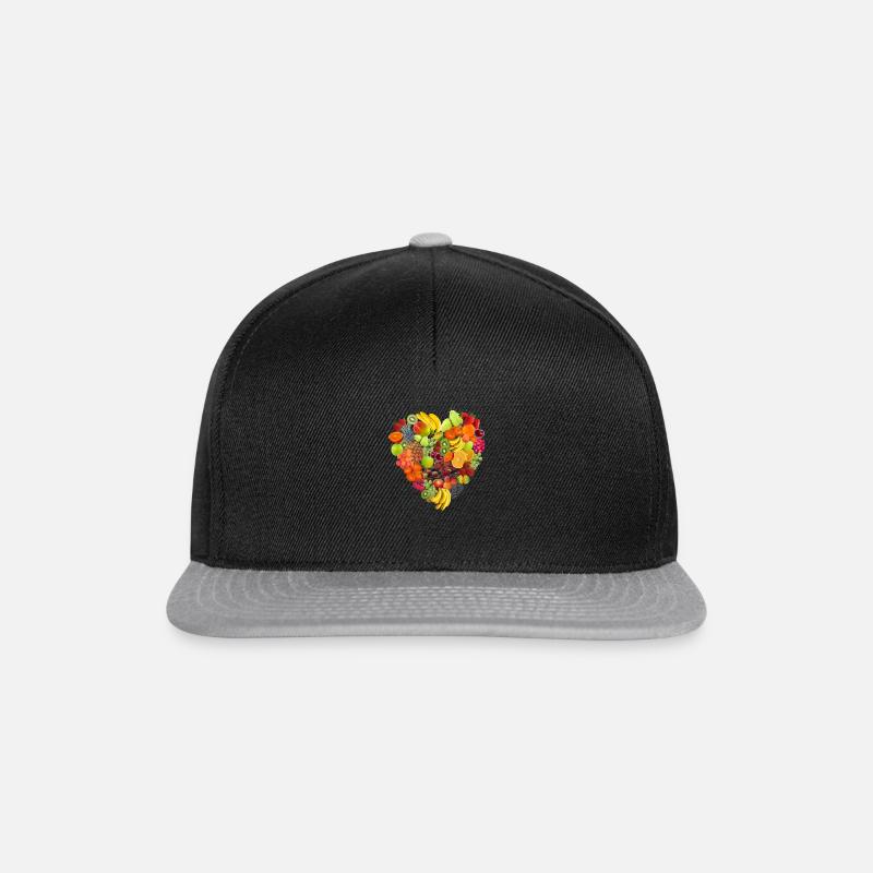 fruits - Casquette snapback - noir/gris