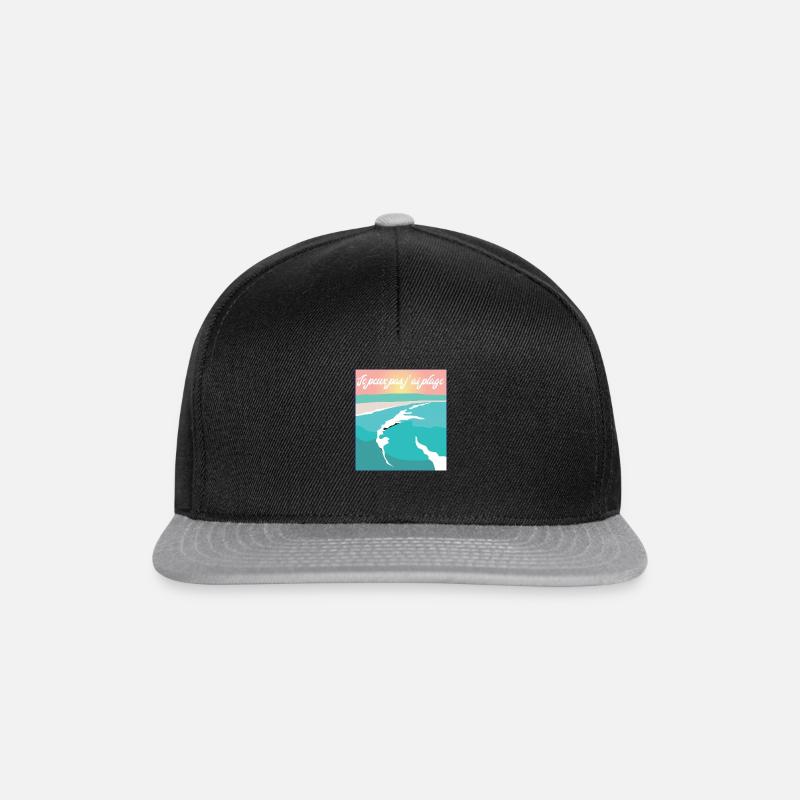 Strand - Snapback Cap - Schwarz/Grau