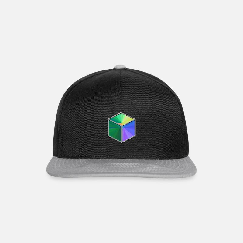 Tesseract - Snapback Cap - Schwarz/Grau