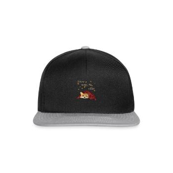 Fuchs rêve sous les étoiles - Casquette snapback - noir/gris - Devant