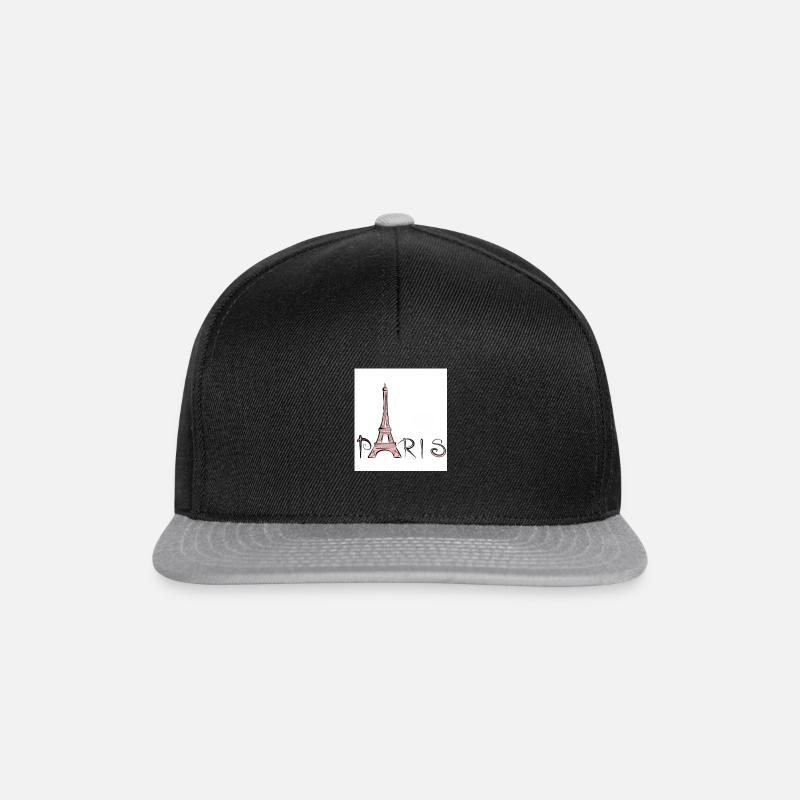 Paris - Snapback Cap - Schwarz/Grau
