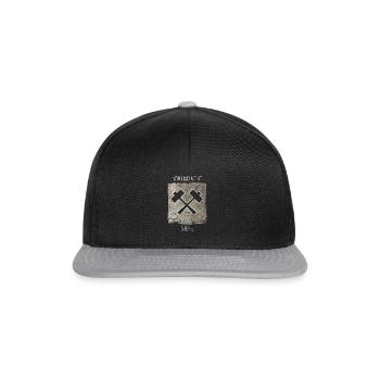 Stonemason Stone Sculptor Saying - Snapback Cap - black/grey - Front