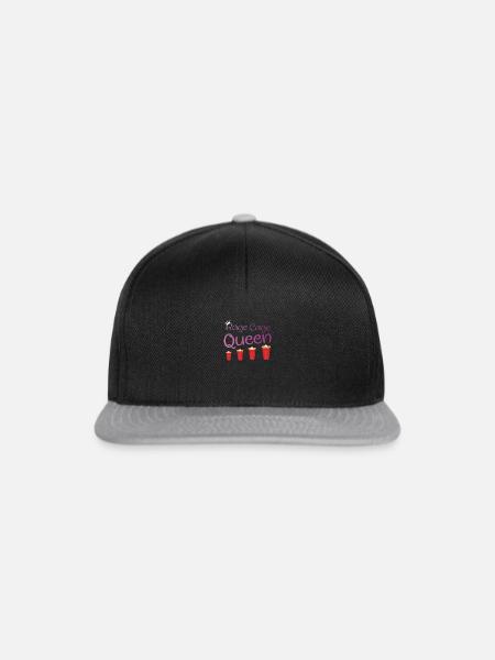 Rage Cage Queen Trinkspiel - Snapback Cap - Schwarz/Grau
