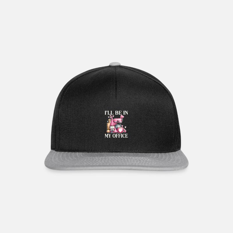I'm In My Office: Loving Kitchen with Gnome - Snapback Cap - black/grey