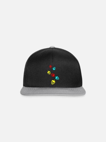 Bier zapfen icon - Snapback Cap - Schwarz/Grau