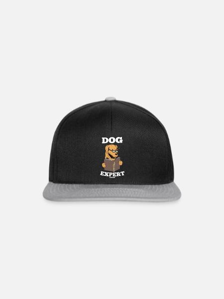 Dog Expert - Snapback Cap - Schwarz/Grau