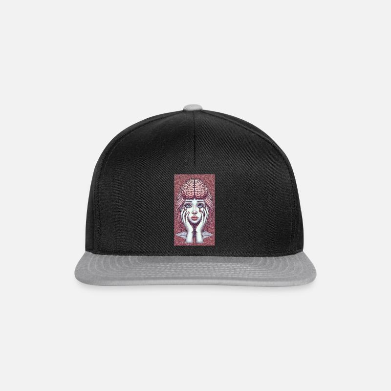 In my Mind - Snapback Cap - Schwarz/Grau