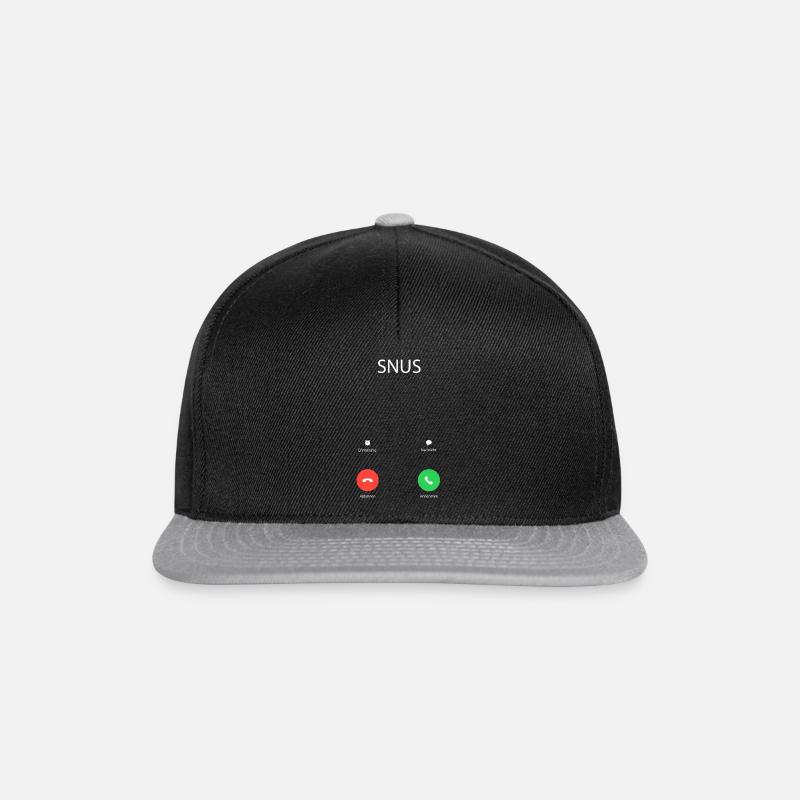 Le snus appelle - Le snus appelle - Casquette snapback - noir/gris