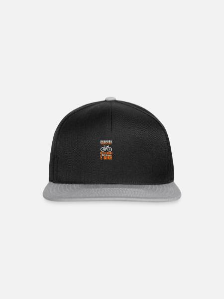 Unterschätze niemals einen alten Mann - Snapback Cap - Schwarz/Grau