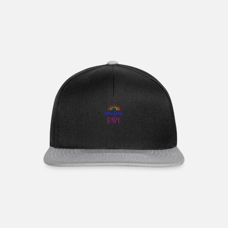 Rainbow Baby - Snapback Cap - black/grey