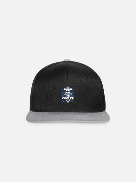 Schotten Schottisch Schottland - Snapback Cap - Schwarz/Grau