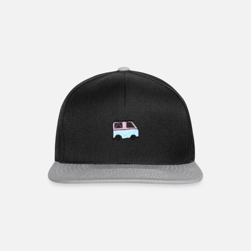live simply bus - Snapback Cap - black/grey
