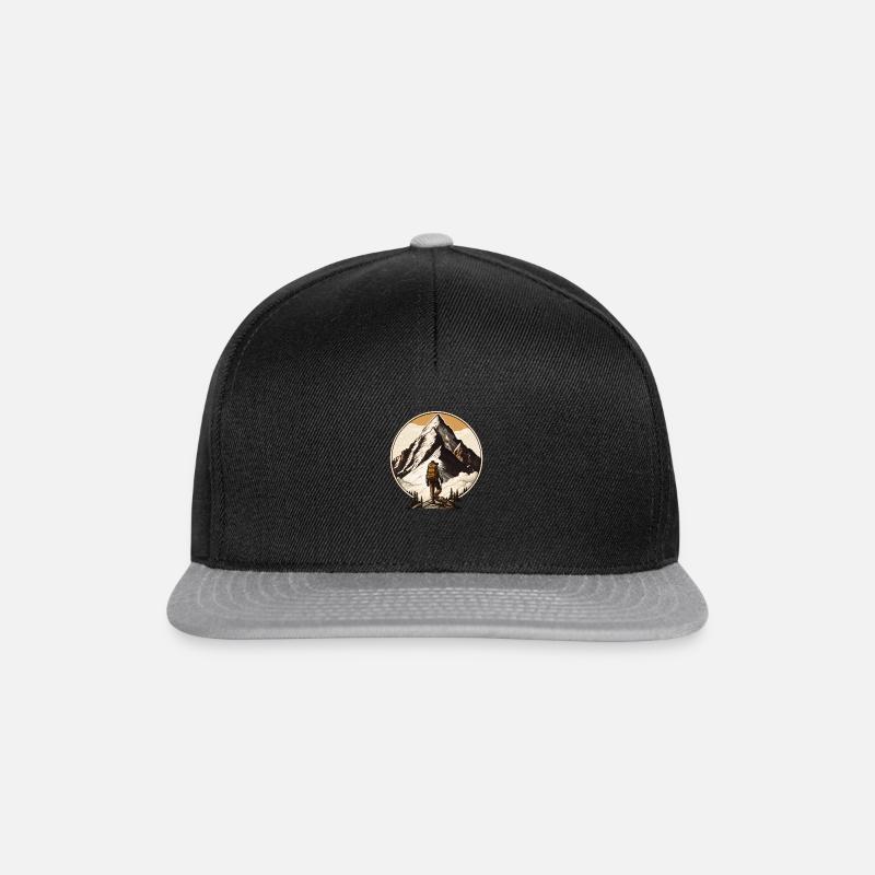 Alpinist - Snapback Cap - Schwarz/Grau