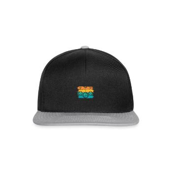 Einrad - Snapback Cap - Schwarz/Grau - Vorne