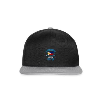 Philippines - Casquette snapback - noir/gris - Devant