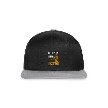 actor - Snapback Cap - black/grey - Front