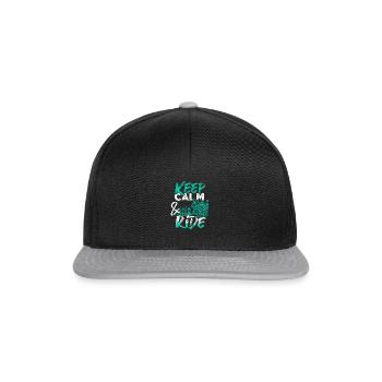 Achterbahn - Snapback Cap - Schwarz/Grau - Vorne