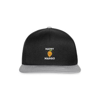 Mangue cadeau fruits fruits - Casquette snapback - noir/gris - Devant
