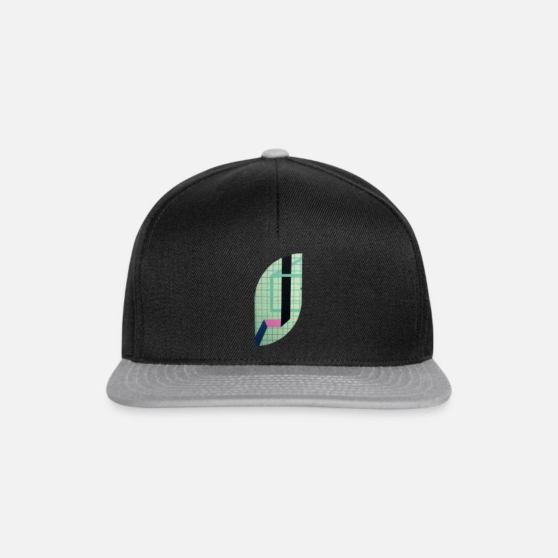 Unknown form - Snapback Cap - black/grey