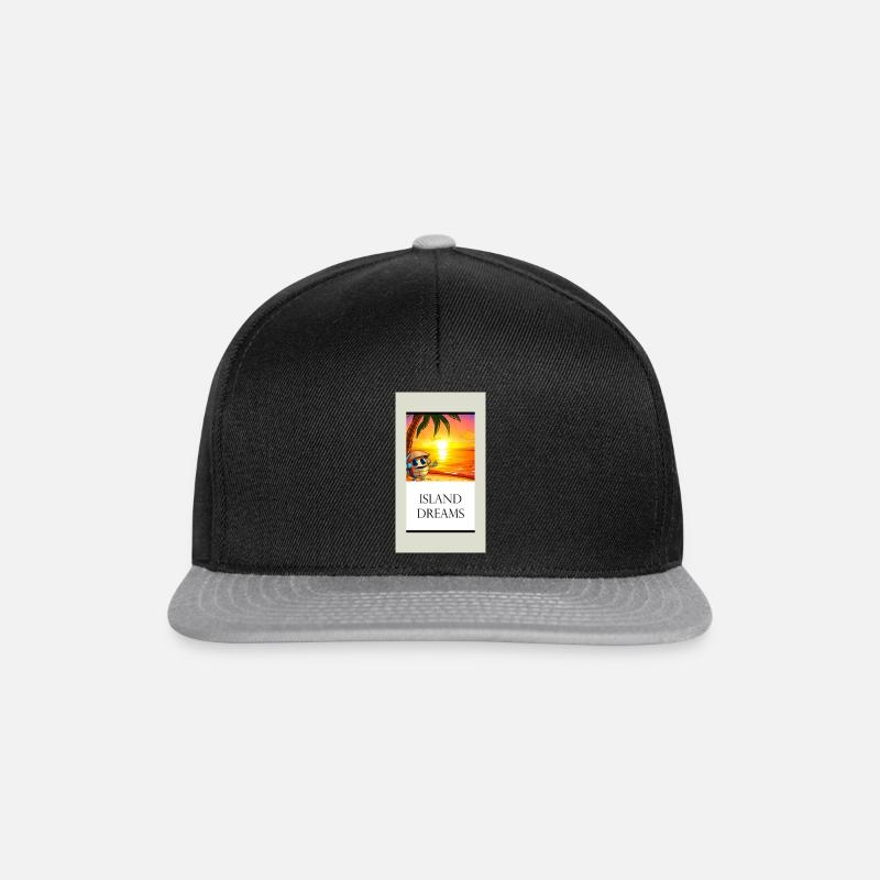Island Dreams - Snapback Cap - Schwarz/Grau