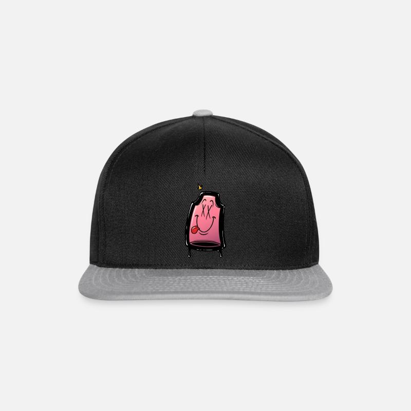 Vanne Graffiti - Casquette snapback - noir/gris