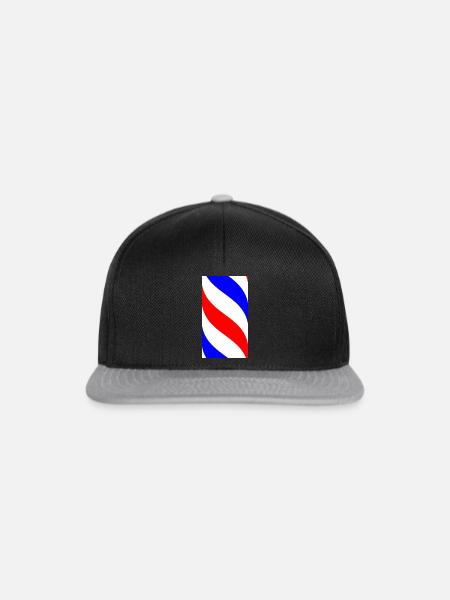 Barber-Stange - Snapback Cap - Schwarz/Grau