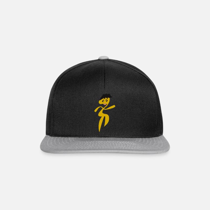 Maennchen - Snapback Cap - Schwarz/Grau