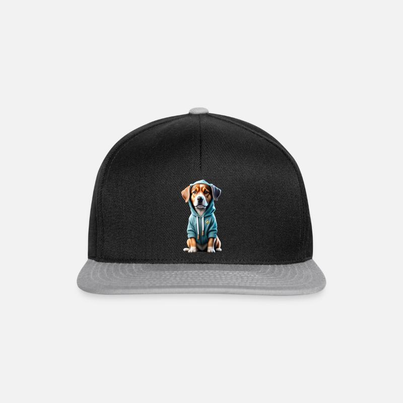 Pawsitivity Dog - Snapback Cap - Schwarz/Grau