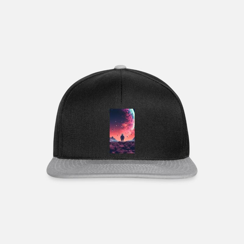 Odyssée de l’espace - Casquette snapback - noir/gris