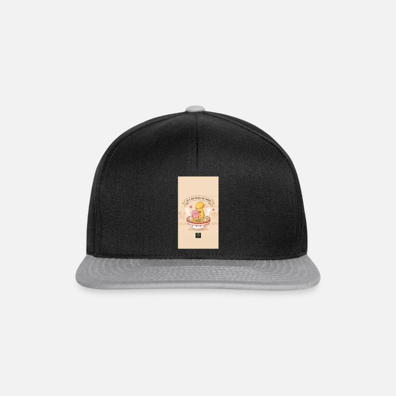 Tasty Threads Ramen - Snapback Cap - black/grey