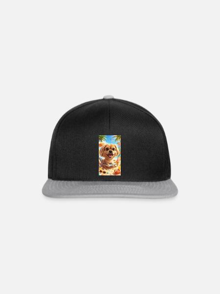 Mila in der Sonne - Snapback Cap - Schwarz/Grau