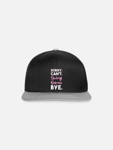 Swing Swing-Musik - Snapback Cap - Schwarz/Grau