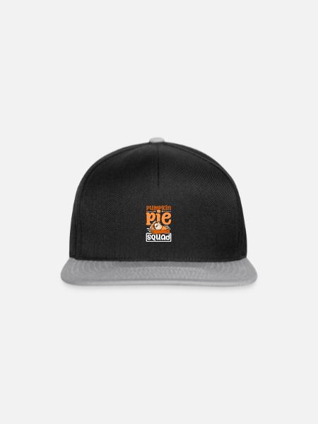 Pumpkin pie squad - Snapback Cap - Schwarz/Grau